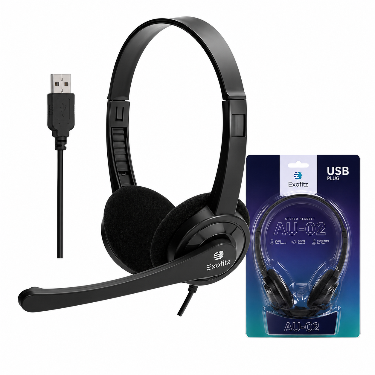 Auricular Exofiz AU-02 USB C Micrófono