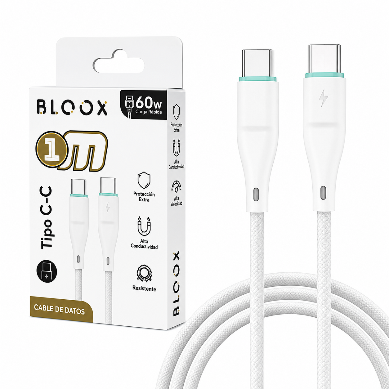 Cable BLOOX Tipo C a Tipo C (1m)