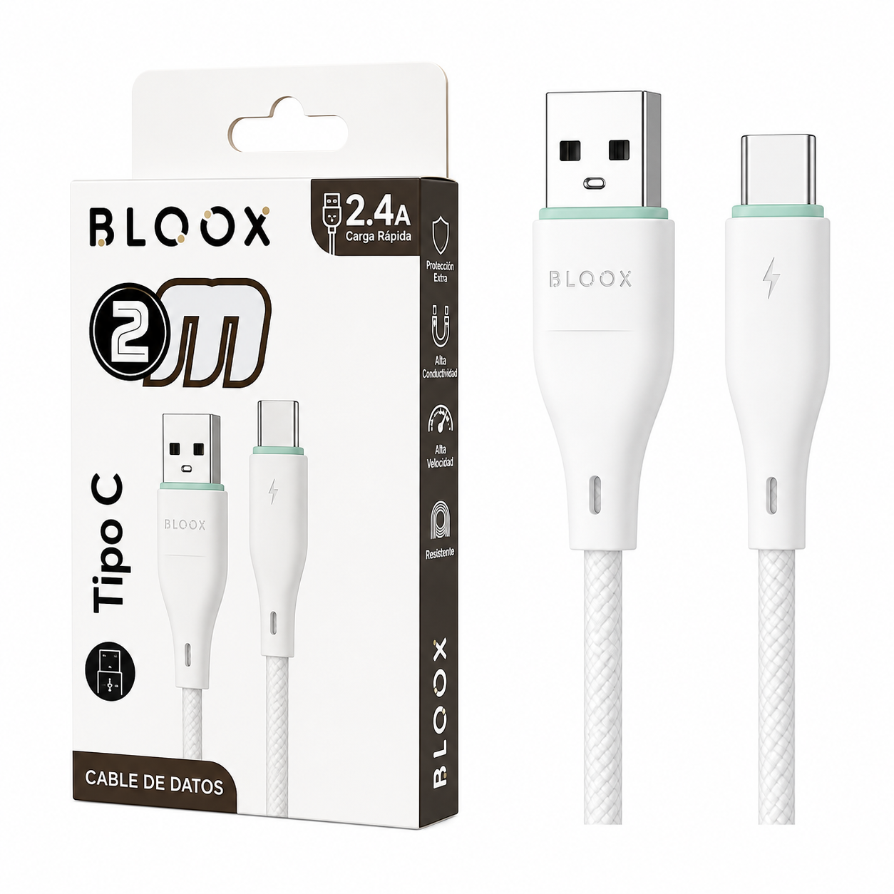 Cable BLOOX USB a Tipo C (2m)