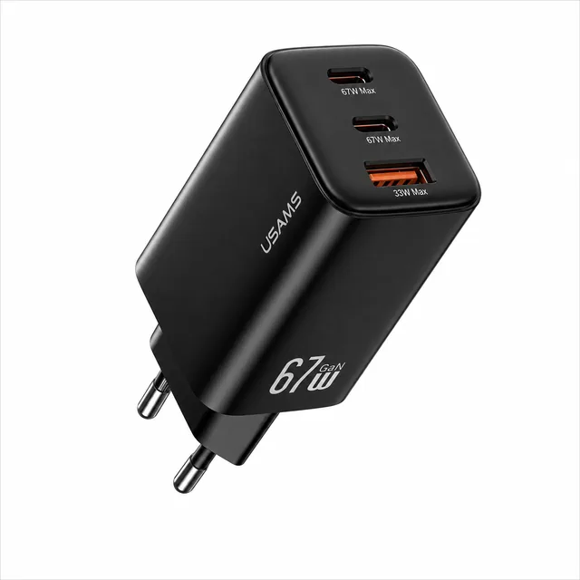 Ficha USAMS 67w USB / 2 Tipo C (sin cable)