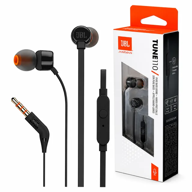Auricular JBL Tune 110 Negro