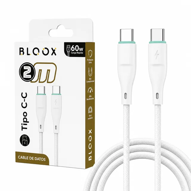 Cable BLOOX Tipo C a Tipo C (2m)